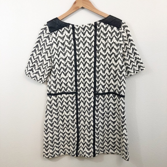 Anthropologie Postmark Chevron Hida Tunic Size Med - Picture 7 of 7